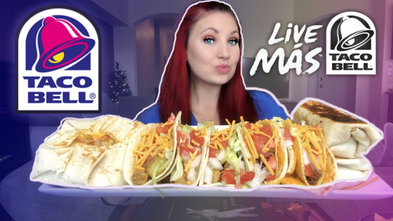 MUKBANG TACO BELL EATING SHOW *BURPING* VEGAN BULLY STORYTIME