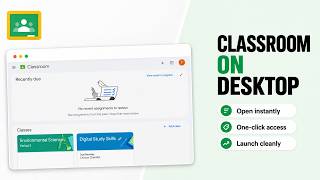 How to Add Google Classroom to a Laptop as a Web App Shortcut