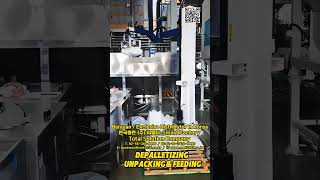 [CMT Palletizing Robot] Depalletizing unpacking& feeding 😎 #palletizer #depalletizing #automation