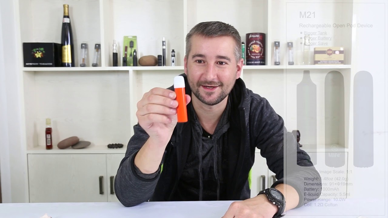 $3 Mlife M21 disposable vape from China factory unbox and review