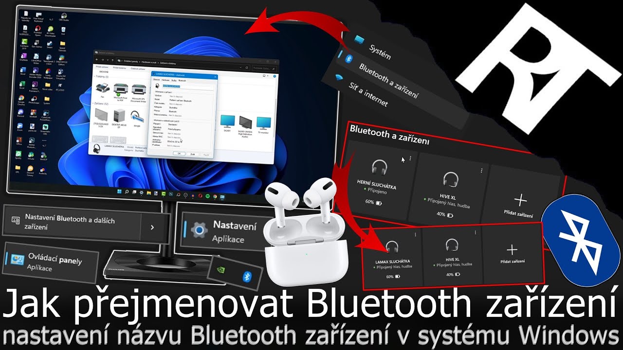 Jak prejmenovat zarizeni?