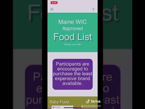 WICShopper Bar Code Scanner/Food List