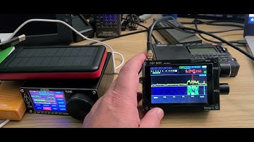 Chinese Malahit Clone DSP SDR tuning 49 meter band shortwave 5700 - 6200 kHz 2315 UTC