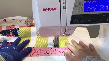 Zig zag quilting-part one