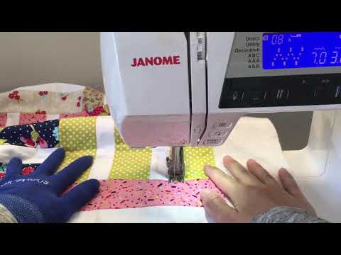 Zig zag quilting-part one