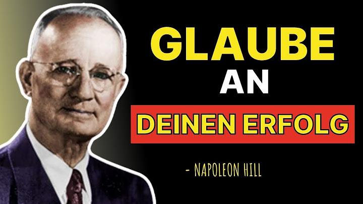 Ihre Denkweise ist entscheidend - Ruhig und selbstbewusst bleiben | Napoleon Hill
