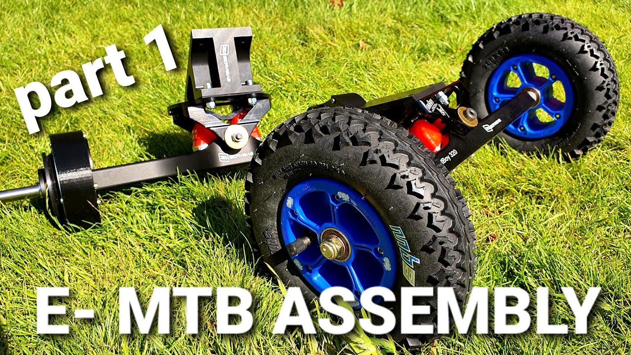 320 HANGERS, LONGBOARD DECK ADAPTORS, ASSEMBLY OF A NEW DIY MTB. PART1