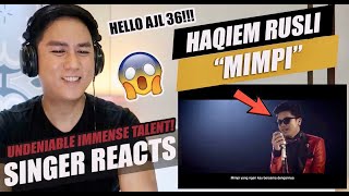 Haqiem Rusli - Mimpi (OST Drama Bidadari Salju -  ) | SINGER REACTION