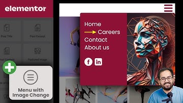 Elementor - Afbeelding wijzigen bij zweven (pop-upmenu)