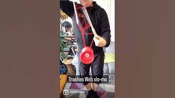 Slow motion Trashes Web diabolo trick. Looks so good slowed down!