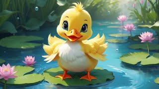 "Baby Duck Quack Quack 🐤 | Fun Animal Sounds Song for Kids | Cute Duck Nursery Rhyme"