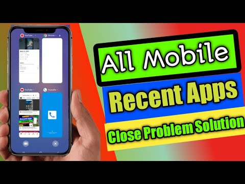 Background APPS Close Automatically | Recent Apps Not Showing | Close & Minimize App Restart Problem