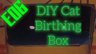 E05 How to make a DIY Cat Birthing Box (Kitting Box)