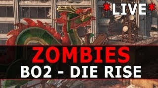 Die Rise ZOMBIES - High Round Attempt w/ ActionPacked *LIVE* (BO2 ZOMBIES)