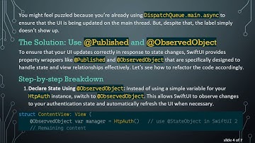 Resolving DispatchQueue.main.async Issues in SwiftUI: A Guide for Smooth UI Updates