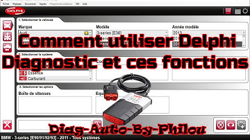 Comment utiliser Delphi Diagnostic et ces fonctions .