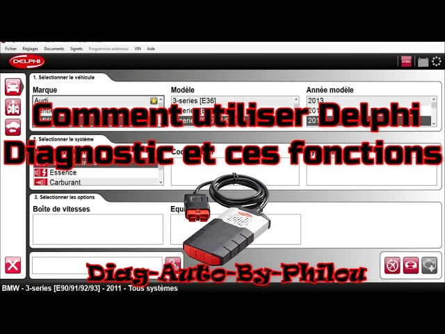 Comment utiliser Delphi Diagnostic et ces fonctions . 