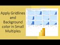Apply Gridlines and Background Color in Small Multiples #Shorts