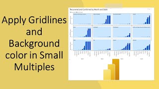 Apply Gridlines and Background Color in Small Multiples #Shorts