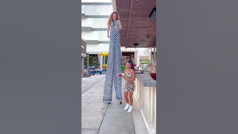 When she is too tall for you 😳 #girl
