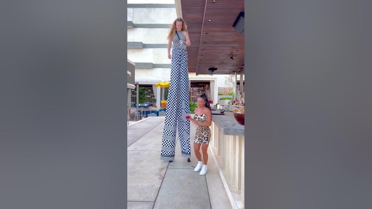 When she is too tall for you 😳 #girl