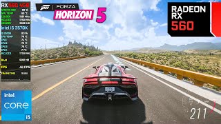 Forza Horizon 5 | RX 560 4GB - 1080P/High Setttings