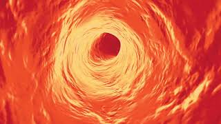 Fiery Cloth Tunnel | 4K Relaxing Screensaver