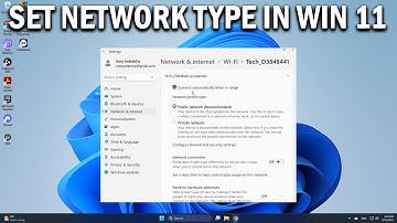 How To Change Network Profile Type In Windows 11 - Easy Fix