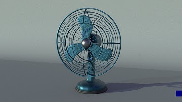 Table Fan modeling in Autodesk Maya
