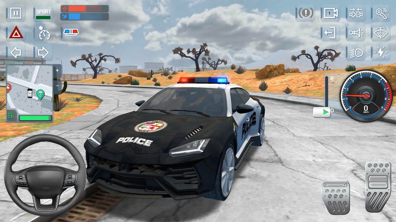 محاكي ألقياده سيارة شرطة العاب شرطة العاب سيارات العاب اندرويد Android Gameplay Police Sim 2025