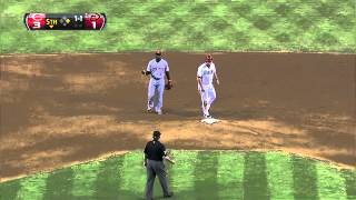 2012/08/28 Rolen's nice defensive play