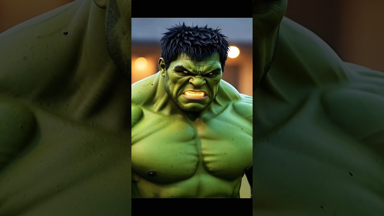 Hulk vs Giant Robot 😱💥 | Hulk Save City | Emotional Hero Story