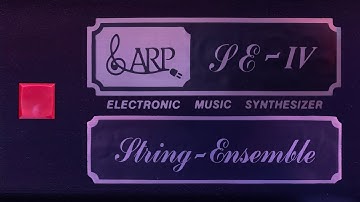 The 🎼ARP Solina String Ensemble