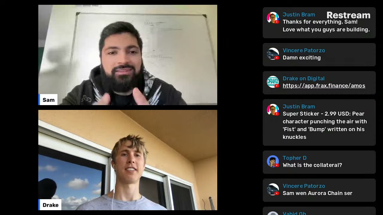 Frax Finance w/ Sam Kazemian......Airdrop, DEFI disruption and more AMA