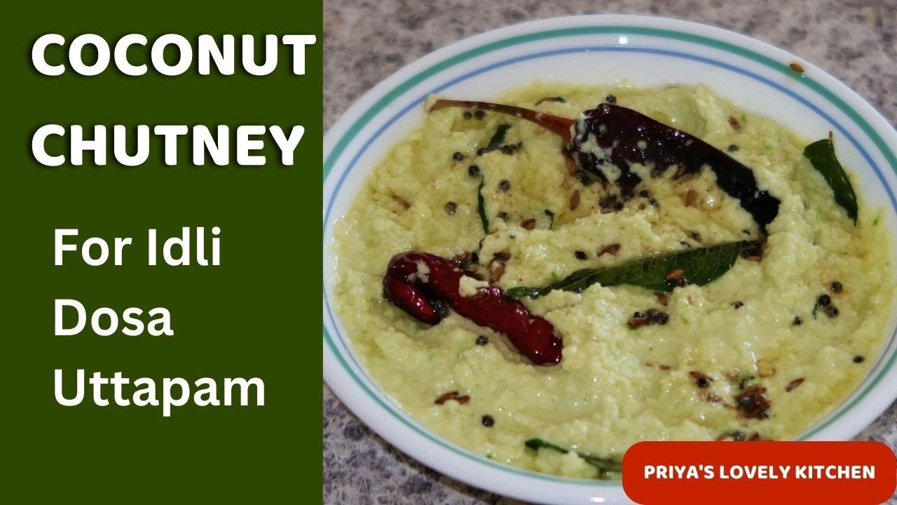 Instant Coconut Chutney for Idli, Dosa, Vada Dry Coconut Chutney