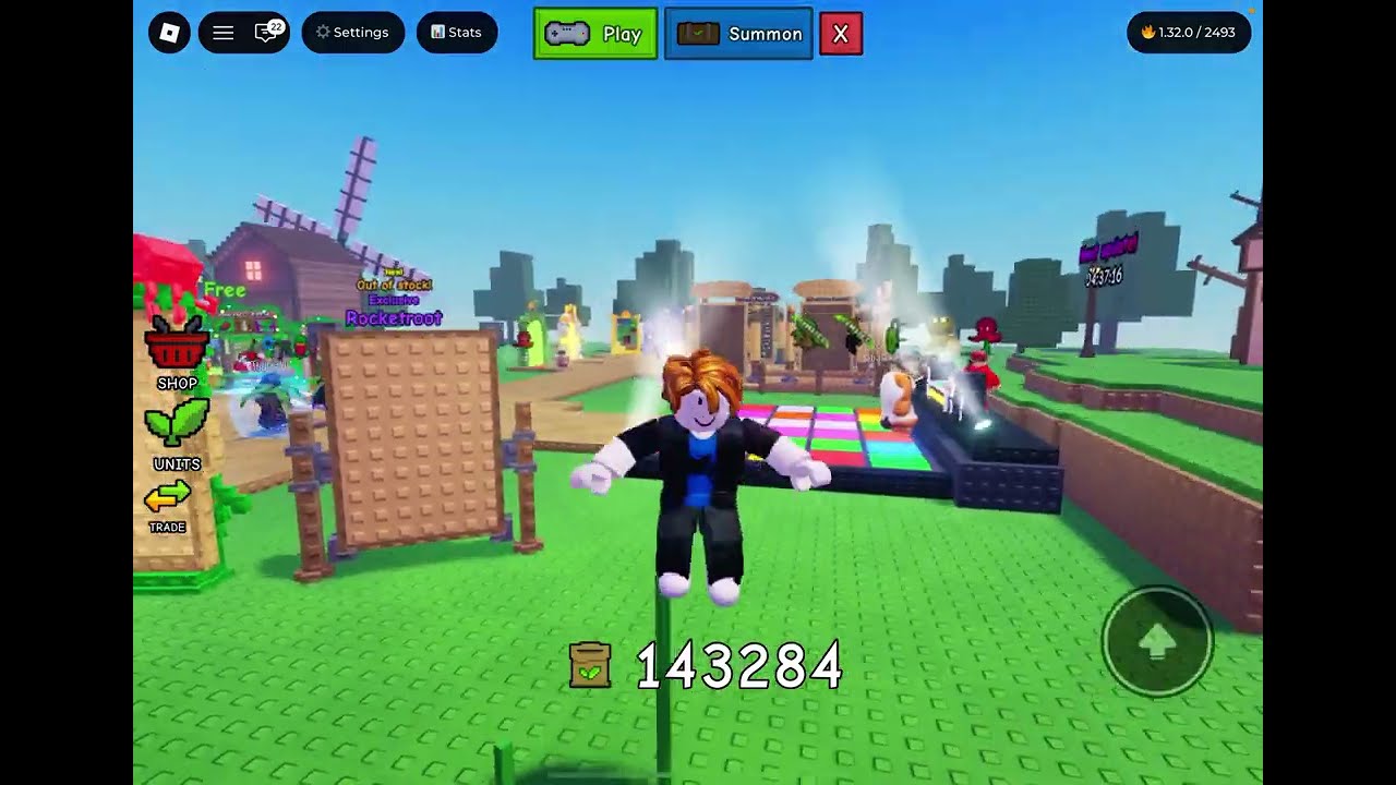 Making a giants team 🤔garden tower defense