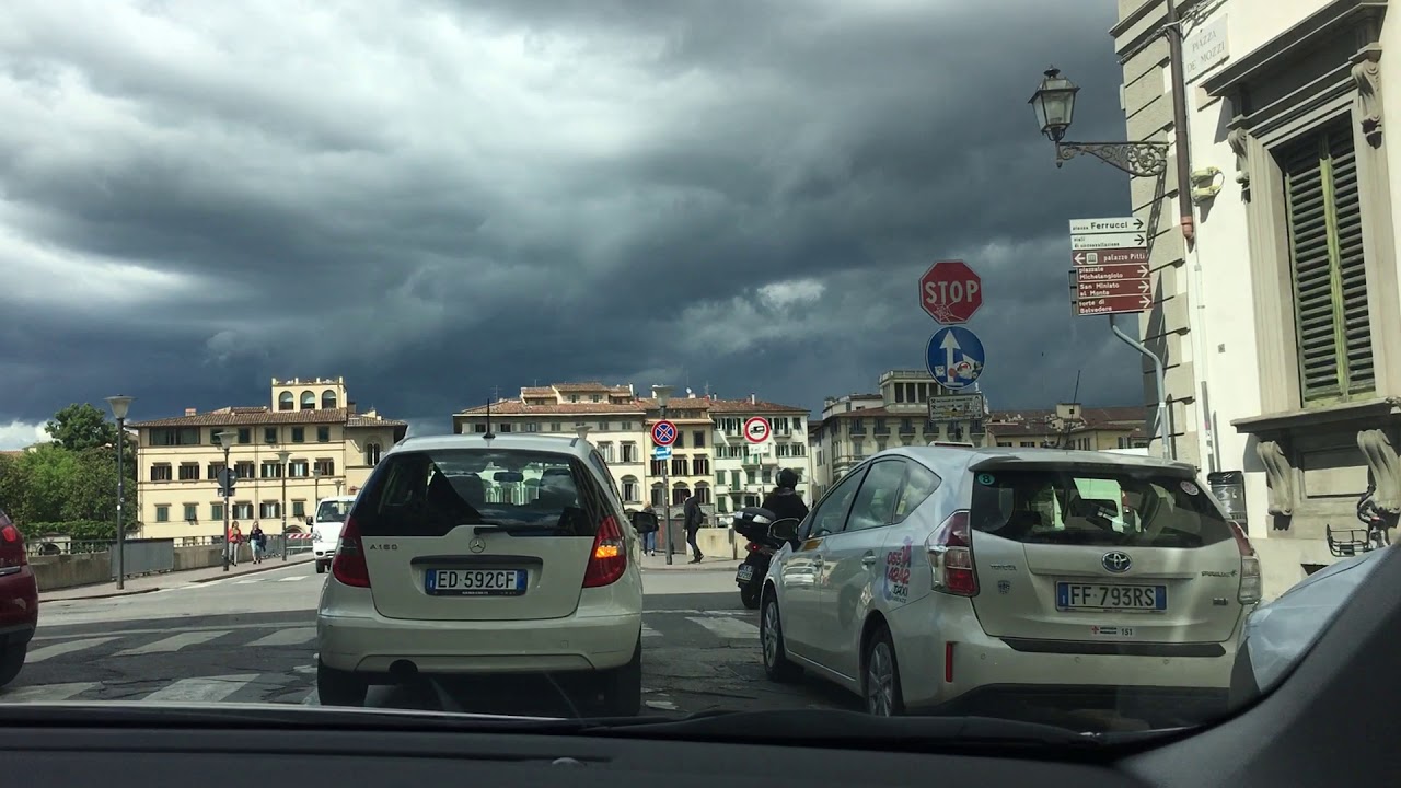 Taxi in Florence, Italy YouTube