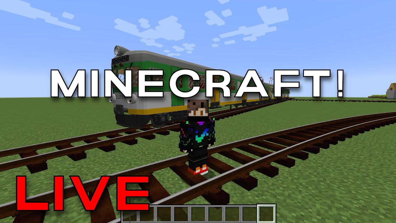 Pociągi w Minecraft!