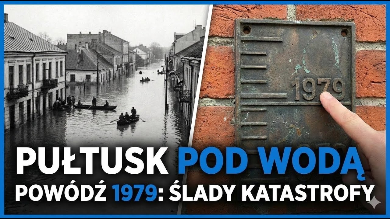 Pułtusk pod wodą! Tak wyglądała największa powódź w historii