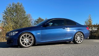 Bmw E92 325I Manual Driving Through Swedish Autumn Roads