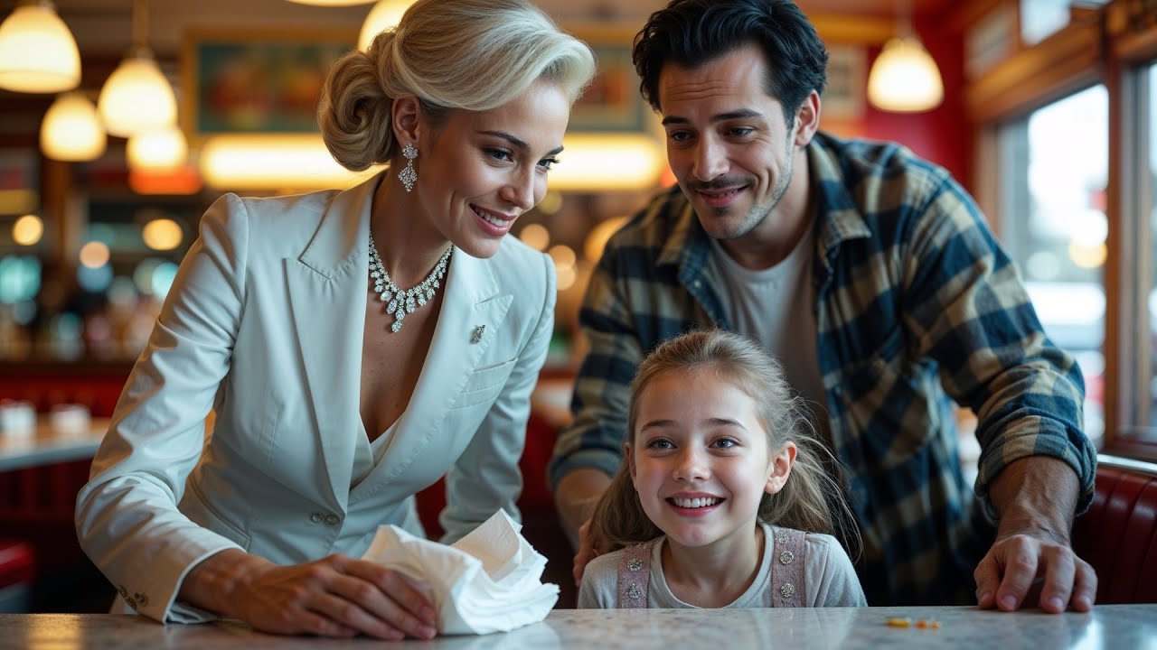 Billionaire Accepted She'd Never Feel Romantic Love, Then A Poor Dad at the Diner Proved Her Wrong