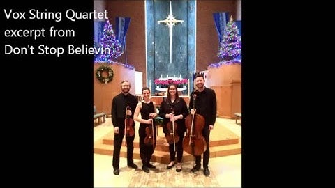 Vox String Quartet - excerpt from Don