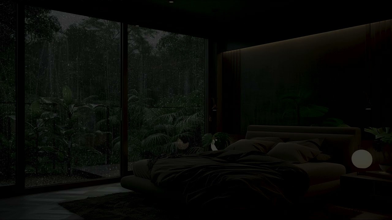 Pioggia delicata nella foresta | Le melodie della natura ti cullano in un sonno ristoratore