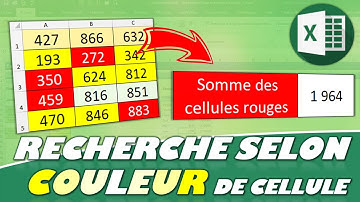 Comment rechercher et sélectionner des cellules selon le format (Ctrl+F avancé) sur Excel ?