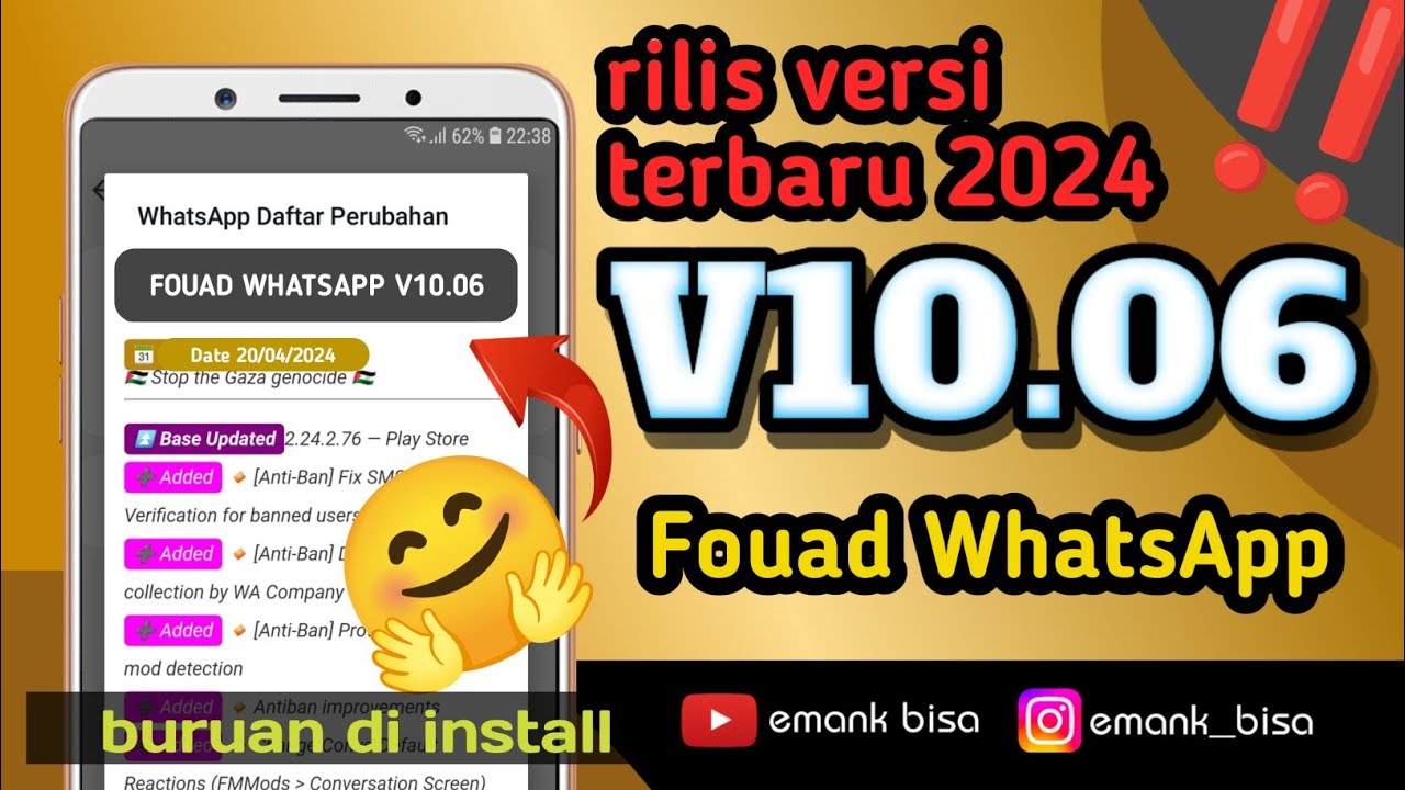 fouad whatsapp v10.06 update fouad whatsapp versi terbaru 2024