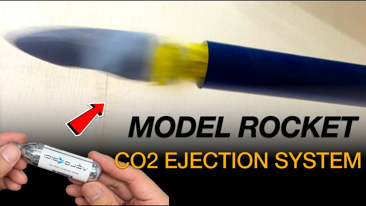 CO2 카트리지로 모델로켓 낙하산 사출 시스템 만들기