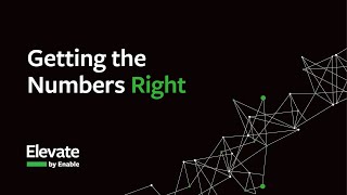 Elevate UK: Getting the Numbers Right