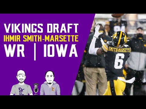 Vikings draft Ihmir Smith-Marsette wide receiver, Iowa [ ROUND 5