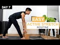 Active stretching for recovery  day 7  2021 workout challenge  jeremy sry