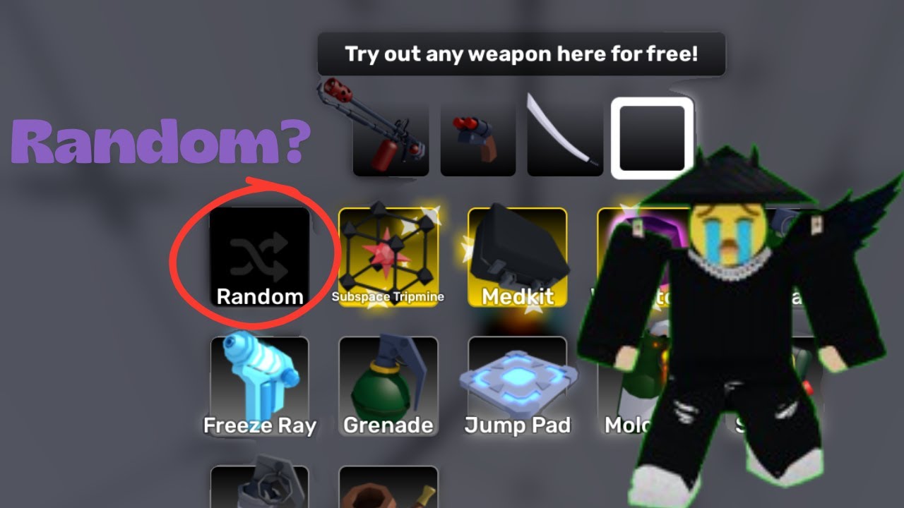 Random Weapon Rivals Icon Roblox Rivals But i have to Use Random Weapons - YouTube